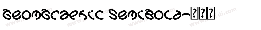 GeomGraphic SemiBold字体转换